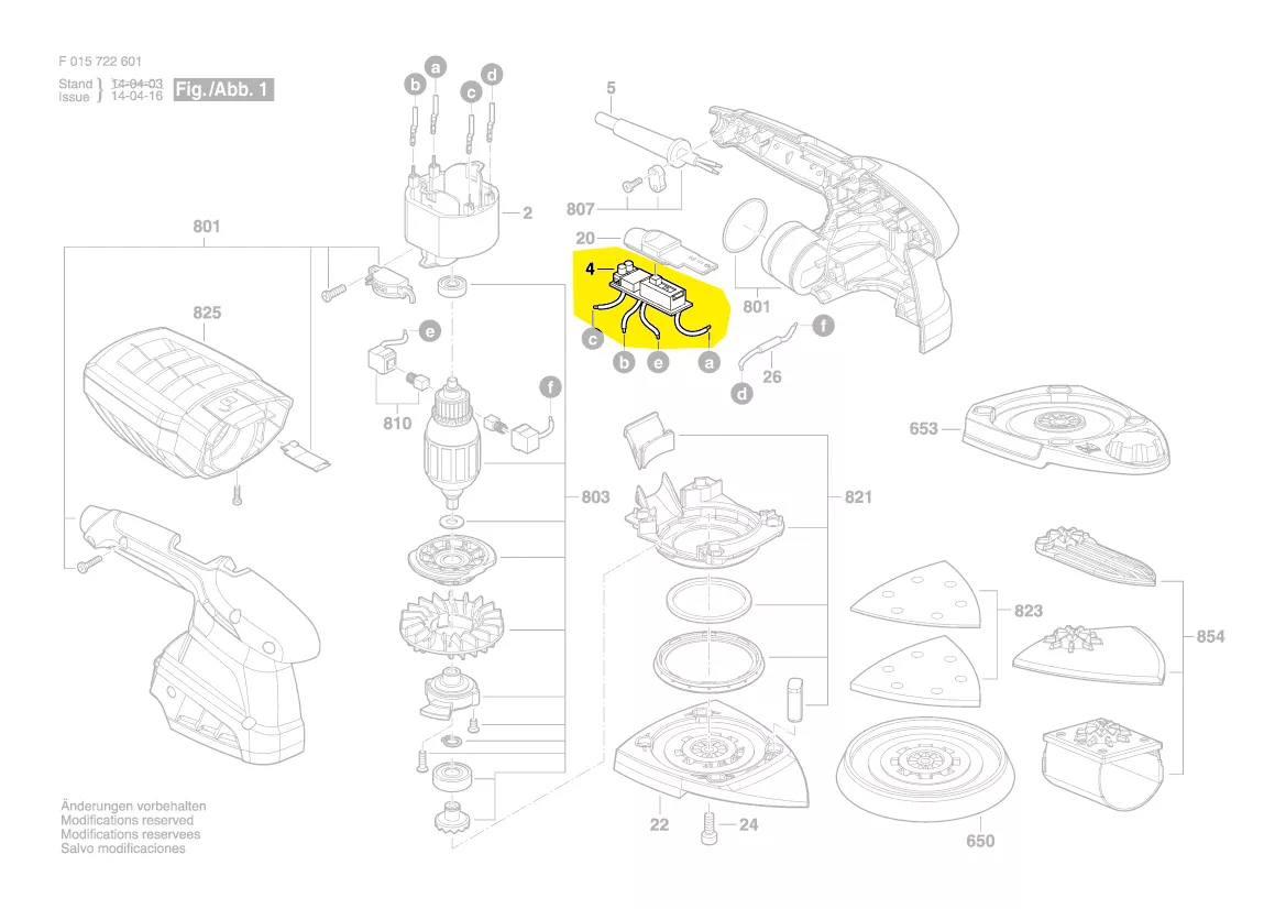 Interrupteur réf. 2 610 Z04 959 Skil